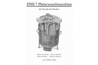 1932: Stihl’s Motorwaschmaschine